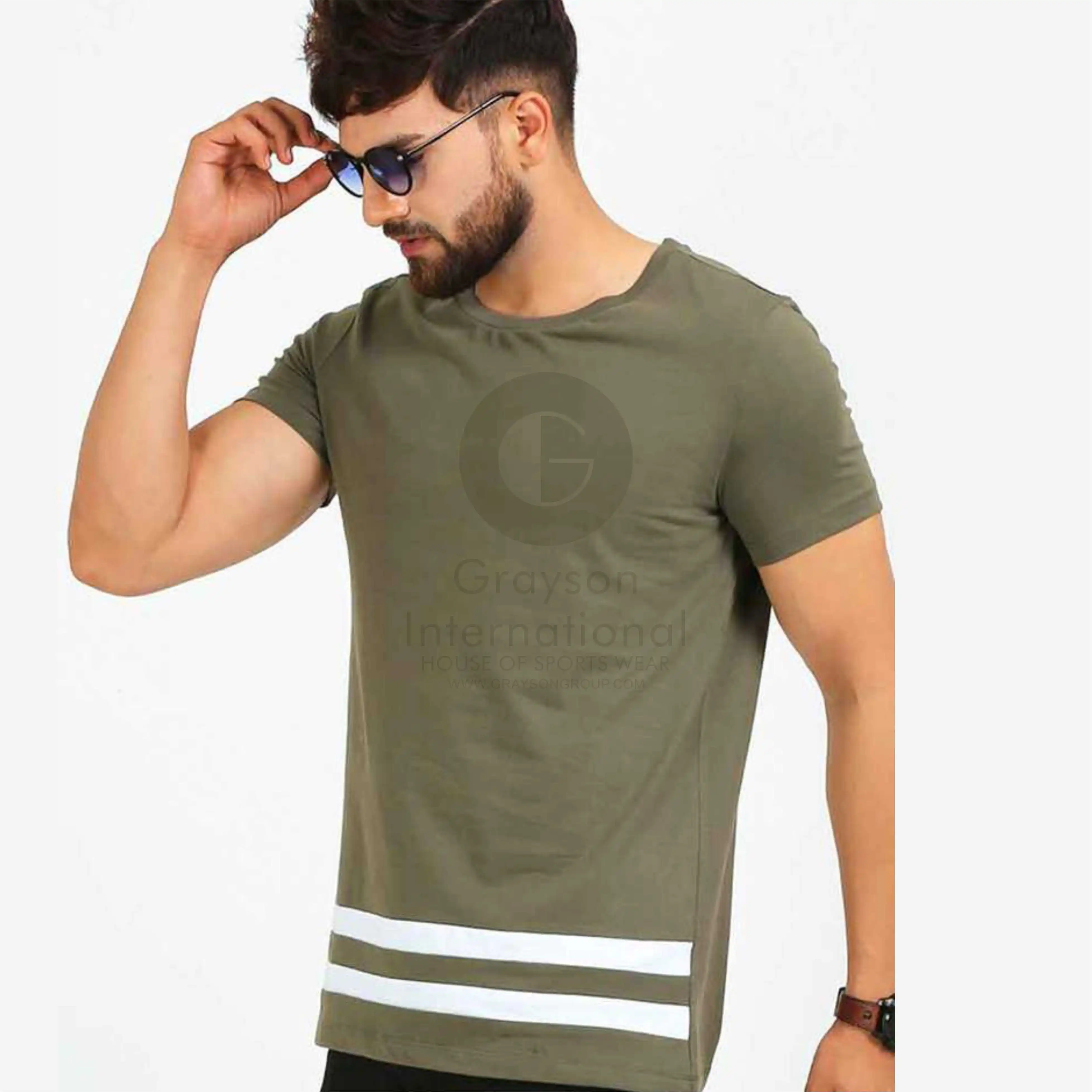 T-shirt Short T Shirt Unisex Custom Print Your Brand Logo T-shirt 100% Cotton Casual Short Sleeve  Fit Gym Tops