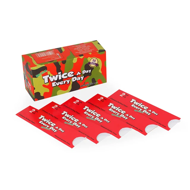 The best quality with quantity of Twice A Day Everyday Smoking Rolling Paper At  Affordable Price