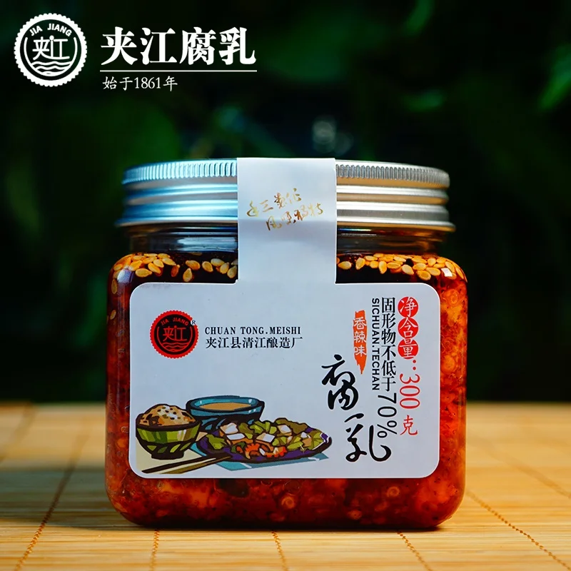 
300g spicy fermented bean curd, non-GM soybean curd, non-material cultural heritage 
