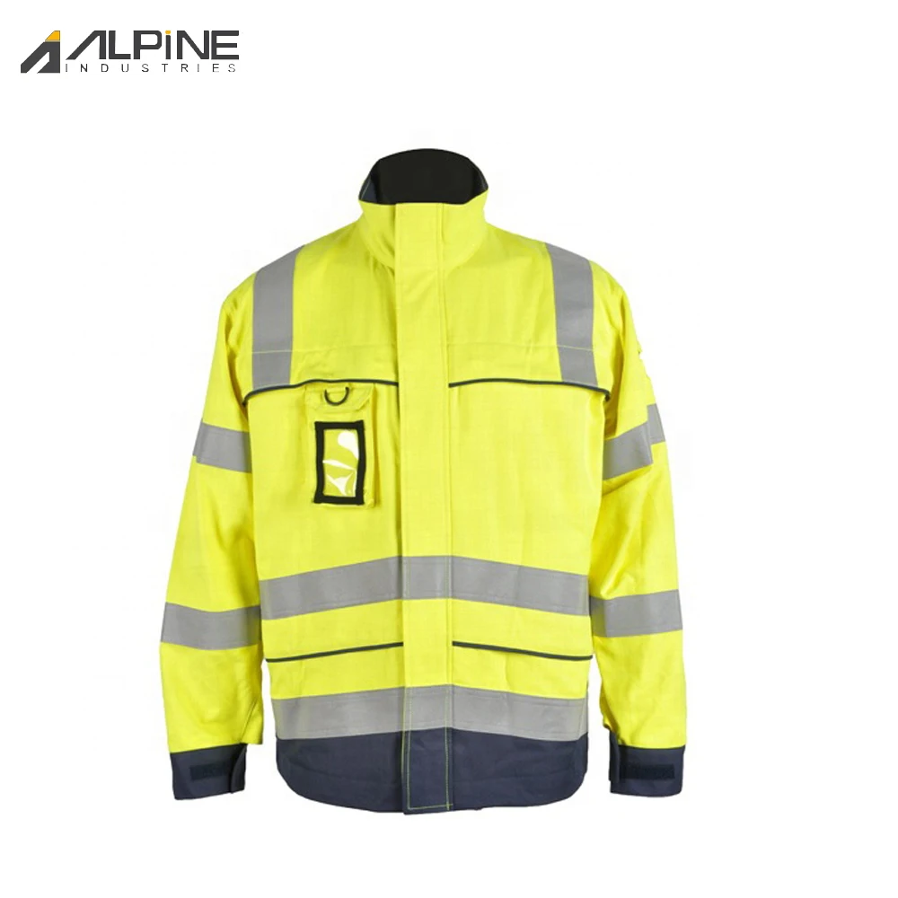 Newest Wholesale Flame Retardant Jacket Hoodies Reflective Flame Retardant Safety Clothing Working Jacket For Unisex