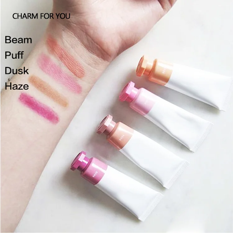 PREMIUM Gel Blush Makeup OEM/ODM Use on Cheeks Liquid Blush Palette Private Label Custom Logo Long Lasting 6 Colors BLUSHER