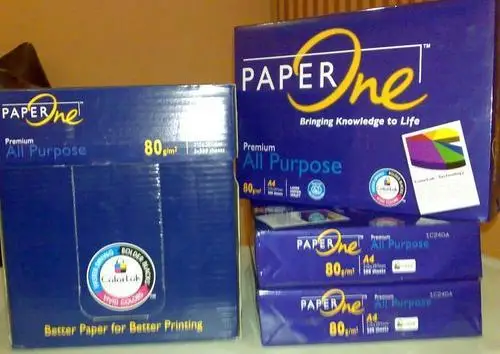 Best Quality Papel A4 Copy Paper Brand Low Price/Bond Paperone Brand