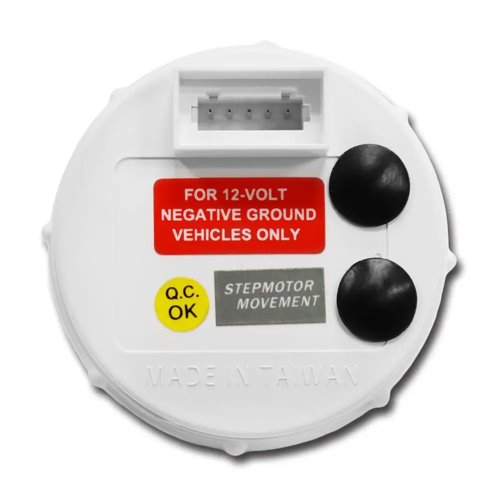 Taiwan Made 52 mm Auto Exhaust Gas Temperature Gauge White LED Black Face For