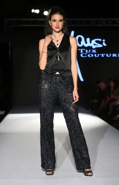 YANSI FUGEL | Женские костюмы и смокинг Hannah, прямые штаны без талии