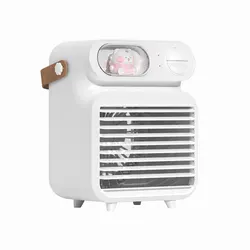 2021 Mini Portable Rechargeable Air Conditional Fan Table Usb Electric Cooler Water Fan