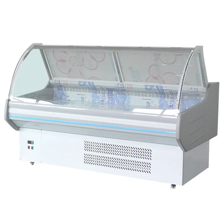 Refrigeration Equipment Supermarket Commercial Refrigerator Cold Showcase Display Cooler Air Curtain Freezer Refrigerators