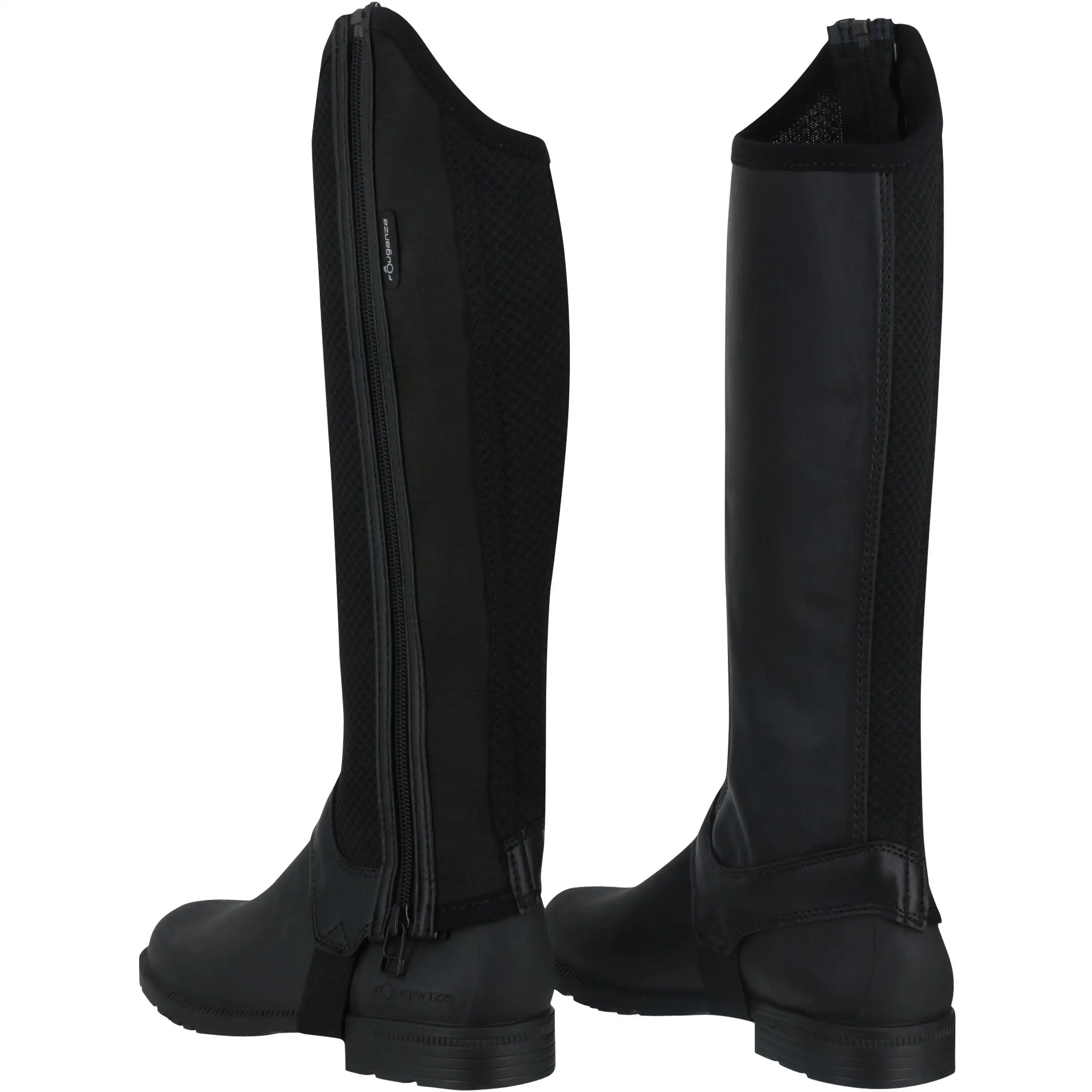 
Equestrian Wear Premium Brown leather Horse Riding Half Chaps, Men and women Fashion western. 