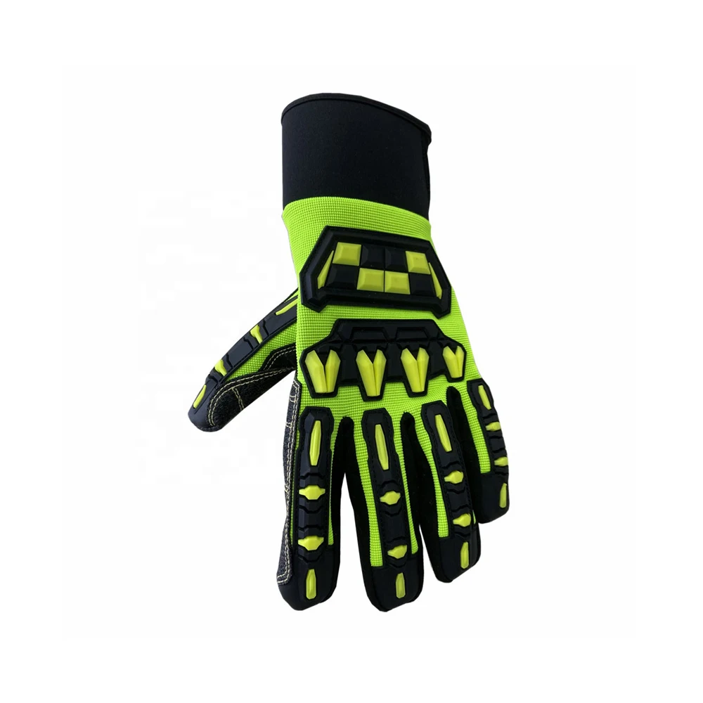 Custom logo breathable pro quality mechanic gloves