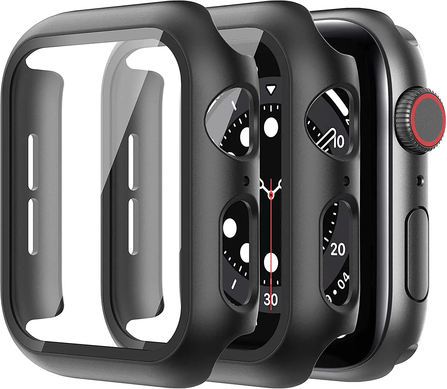 
samrt watch PC Case Cover for band 3D Curved full glue tempered glass for apple watch film protector iwatch screen protector 