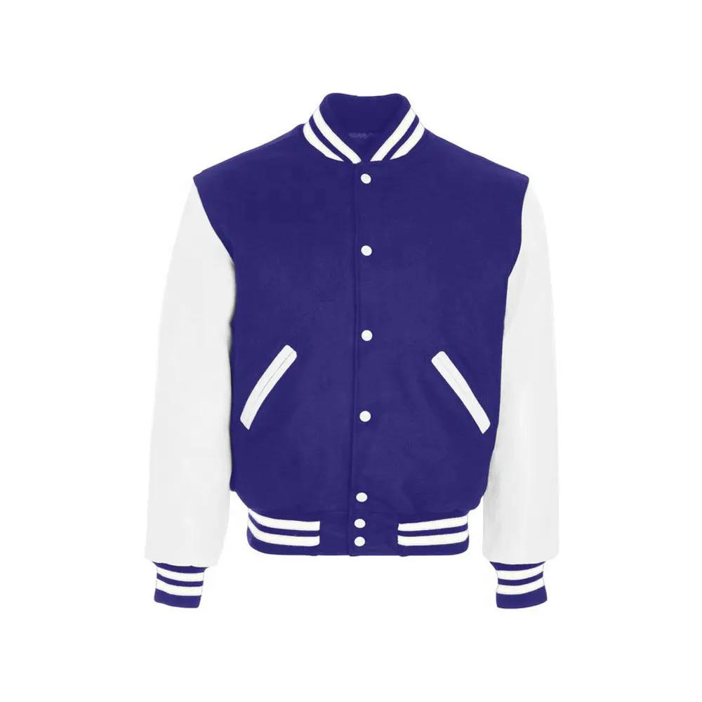 Men Multi Colors Baseball Jacket Plus size Baseball Jacket Woolen Fabric Baseball Jacket