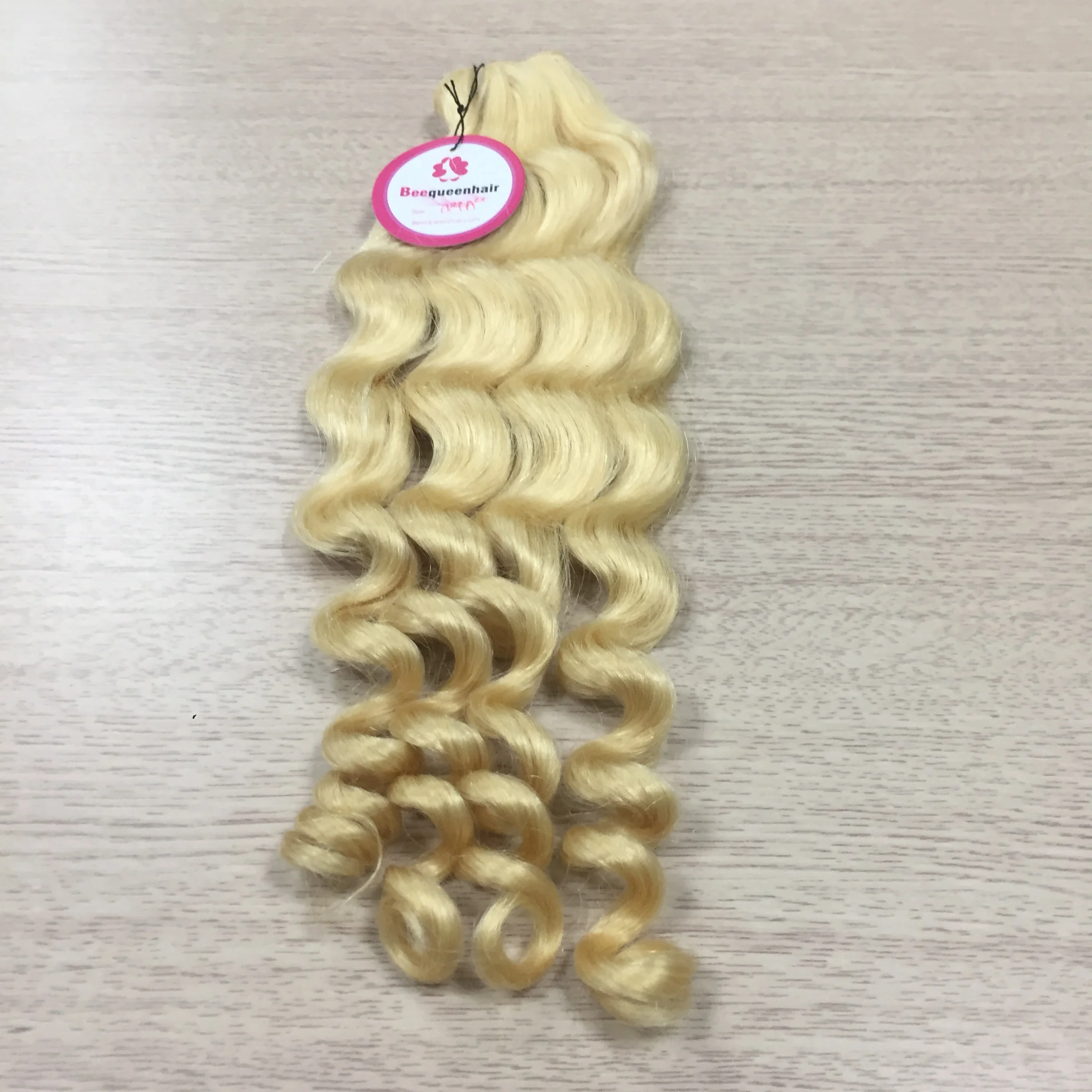 
Wholesale Body Wavy Blonde Brazilian Human Hair Weave 