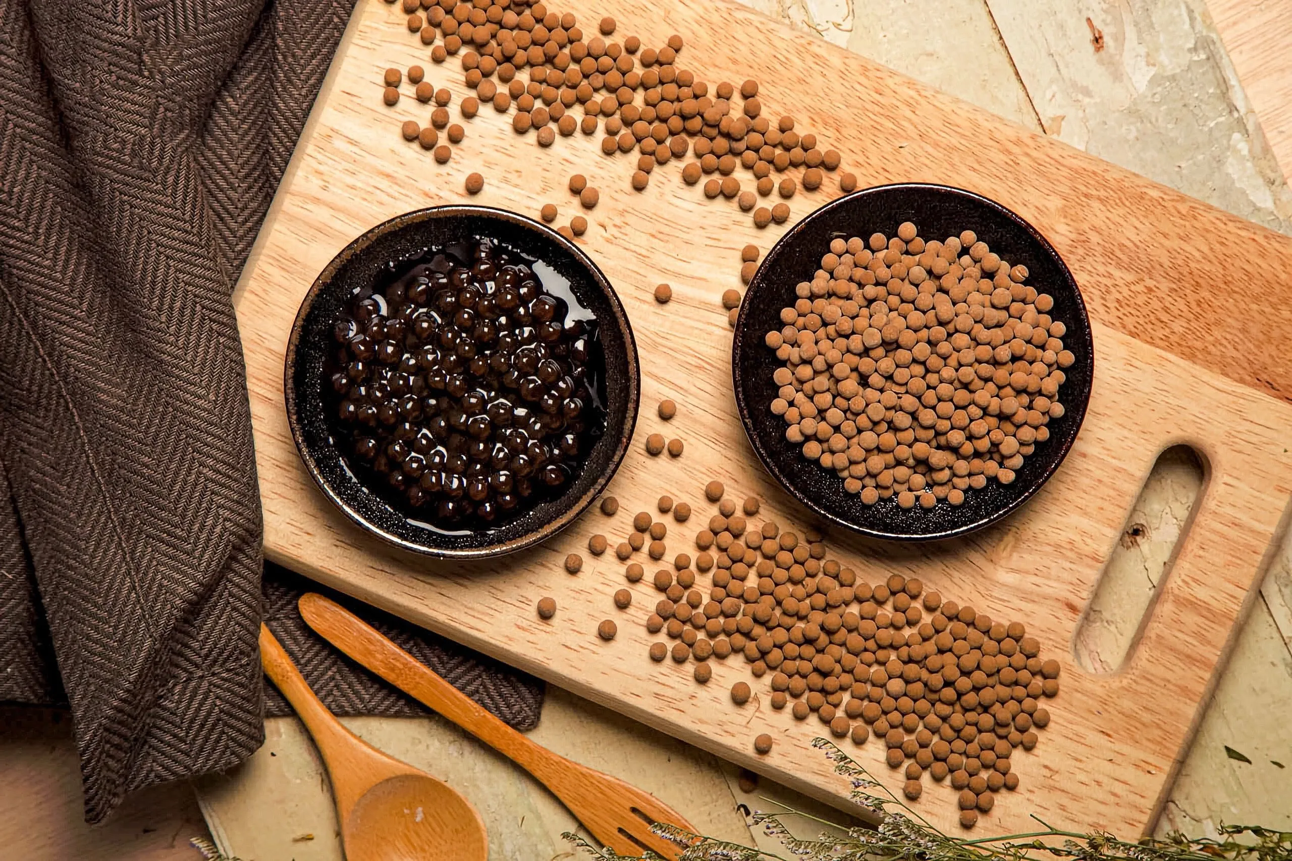  Tapioca Pearls Boba Milktea ingredients Easy cooking Made in Vietnam 20kg