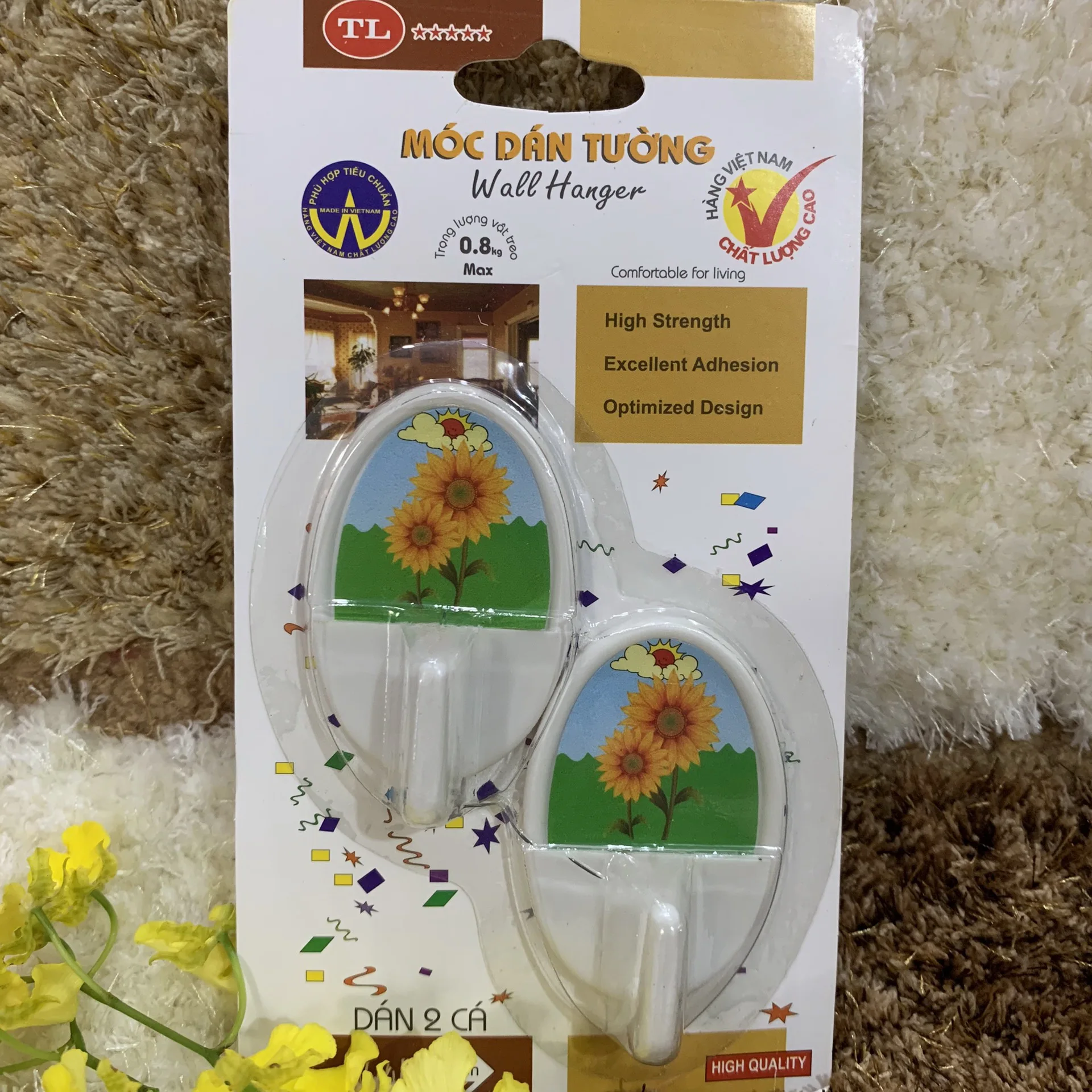 Лидер продаж многофункциональные настенные крючки с подшипником вьетнамского происхождения новый дизайн от престижного поставщика сделано во Вьетнаме