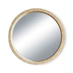 Vietnamese Mother of Pearl Mirror Round  Wall Hanging Mirror