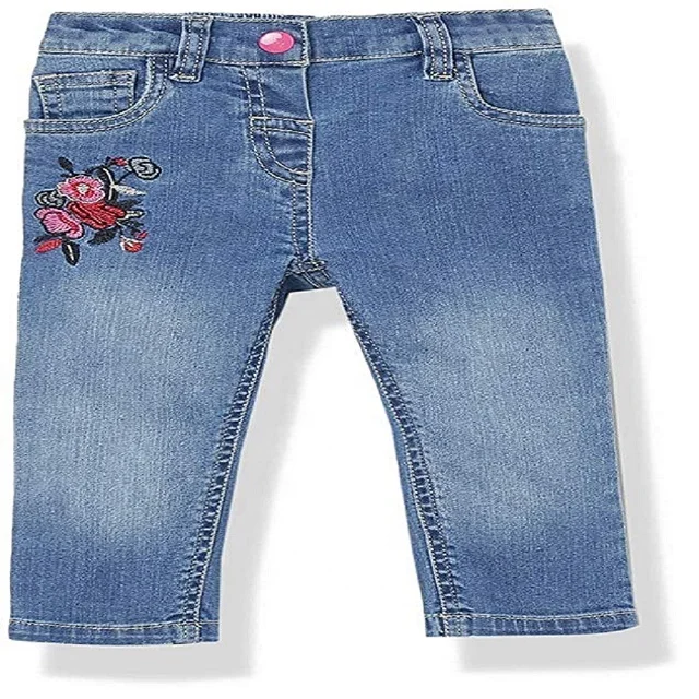 
Детские джинсы, джинсы со средней посадкой, хлопковые джинсы из спандекса для девочек 