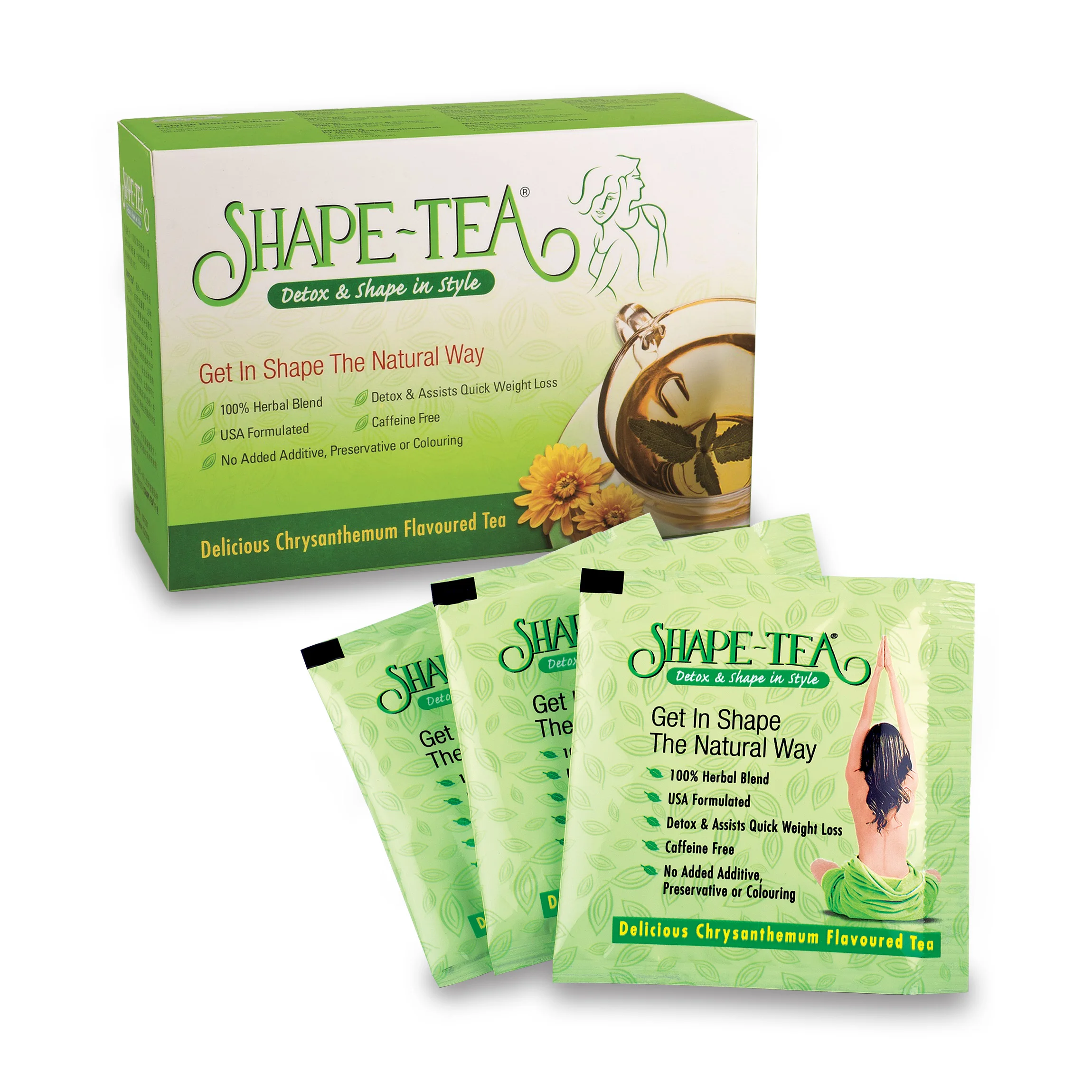 Травяные добавки для коррекции веса, чай для похудения, детоксикация и форма в стиле (25 пакетиков)