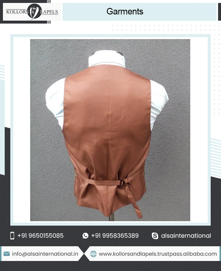 Best Quality Customied Mens Waistcoat High Visibility Waistcoat Custom Casual Men Waistcoat