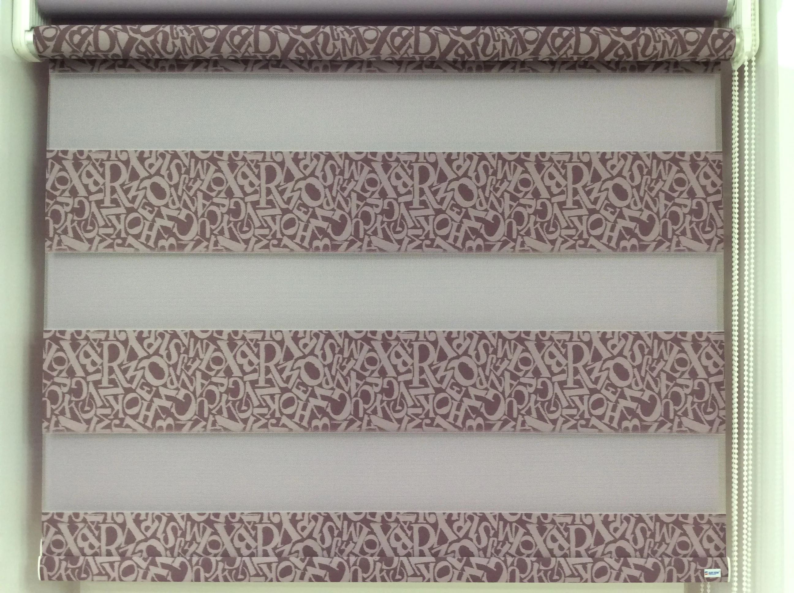 high quality zebra roller curtain combi blind striped shade sheer and privacy shade