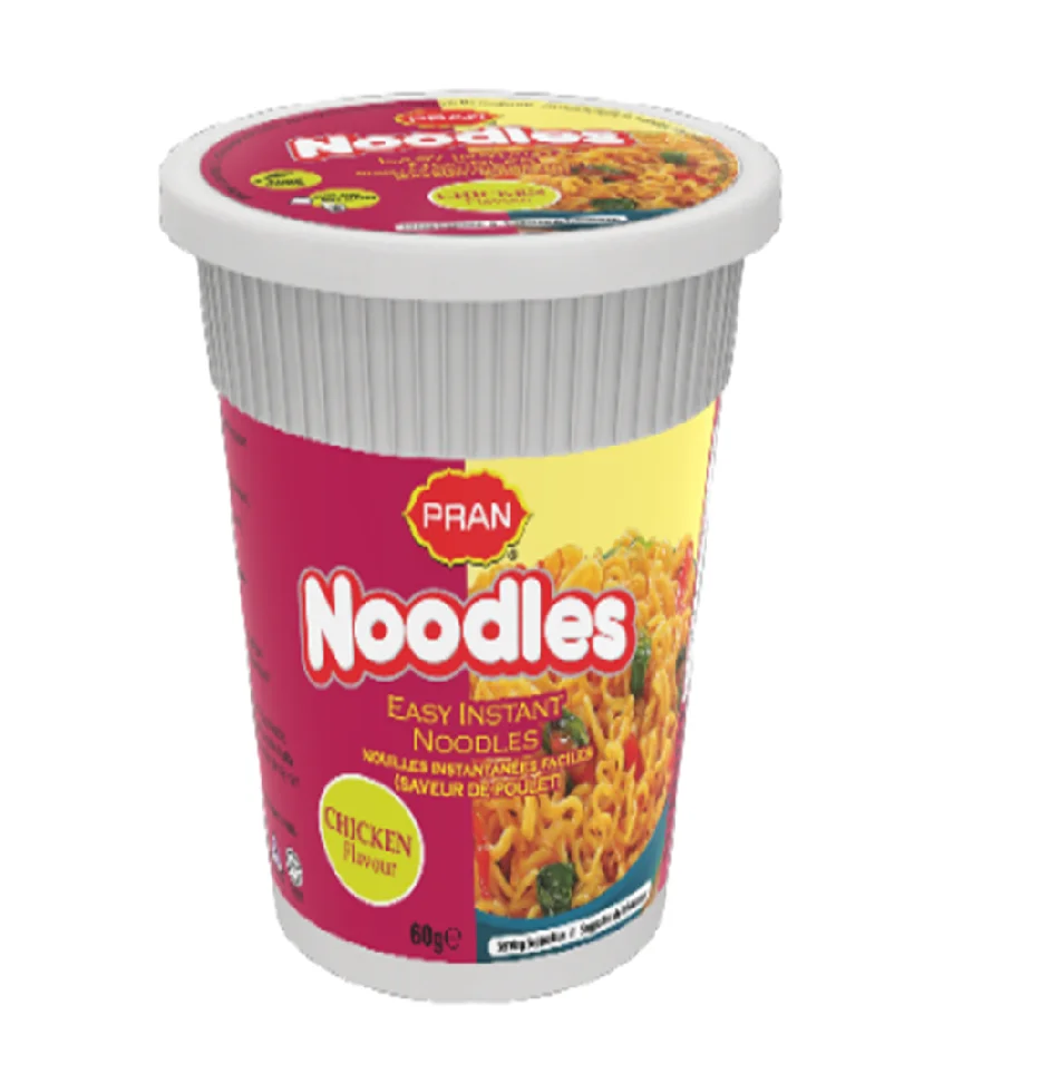 Instant Noodles Chicken Flavour Cup Unrefined Normal with NA Shelf Life