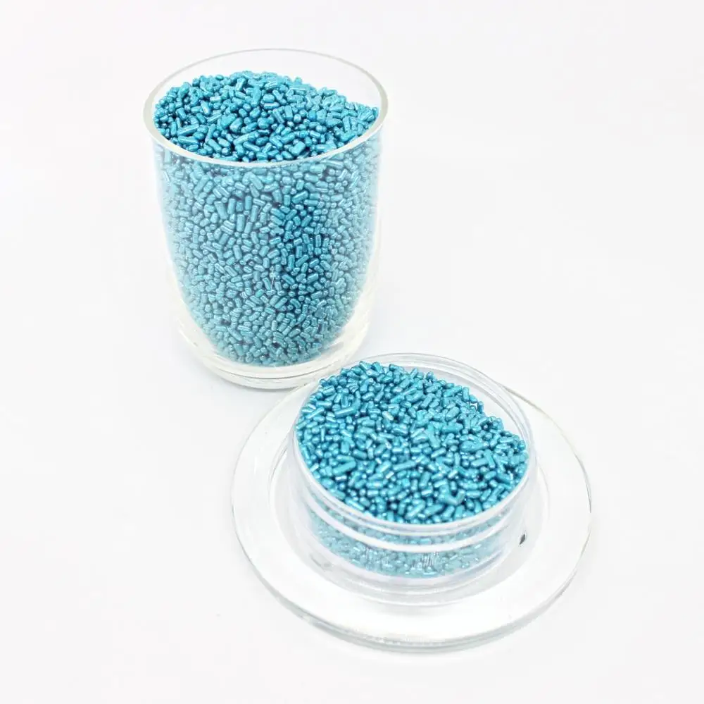 Blue Shape Jimmies/Vermicelli Candy For Cake Ice Cream Decoration