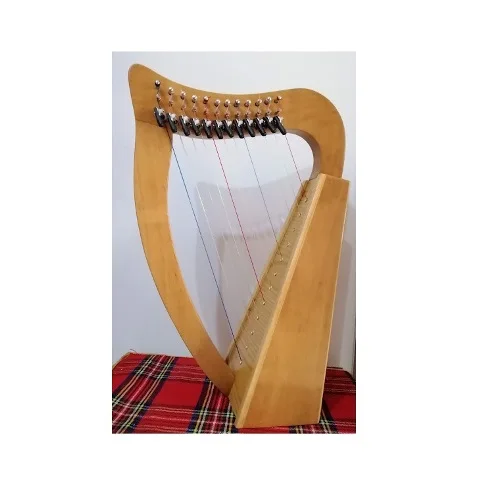 IRISH CELTIC HARP 12 STRINGS WITH LEVERS (BEECHWOOD)