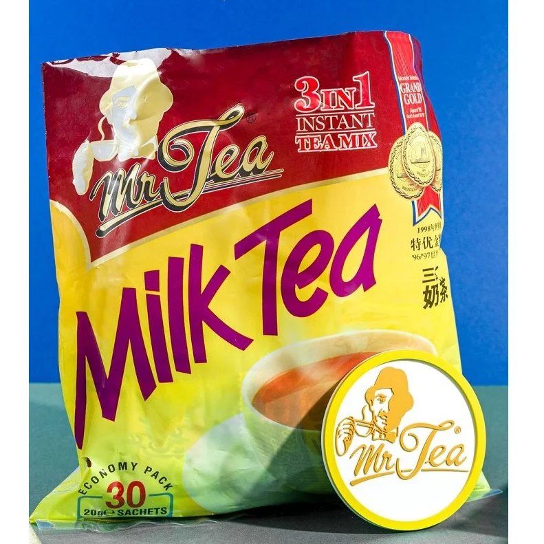 Ready to drink Energize Powder Blended Bag Sachet Bulk Original MR TEA Instant Milk Tea Mix 3 in 1 20g x 30s x 30p