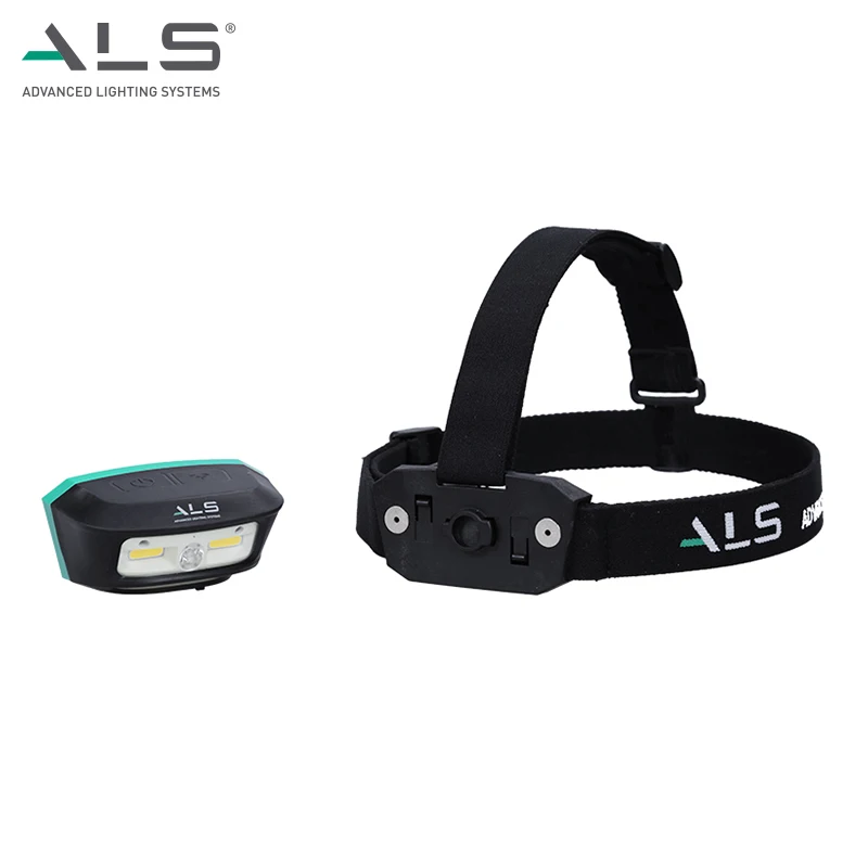 ALS 180lm Detachable Rechargeable Red and Green Light Hunting led Headlamp Outdoor motion sensor  light Headlight
