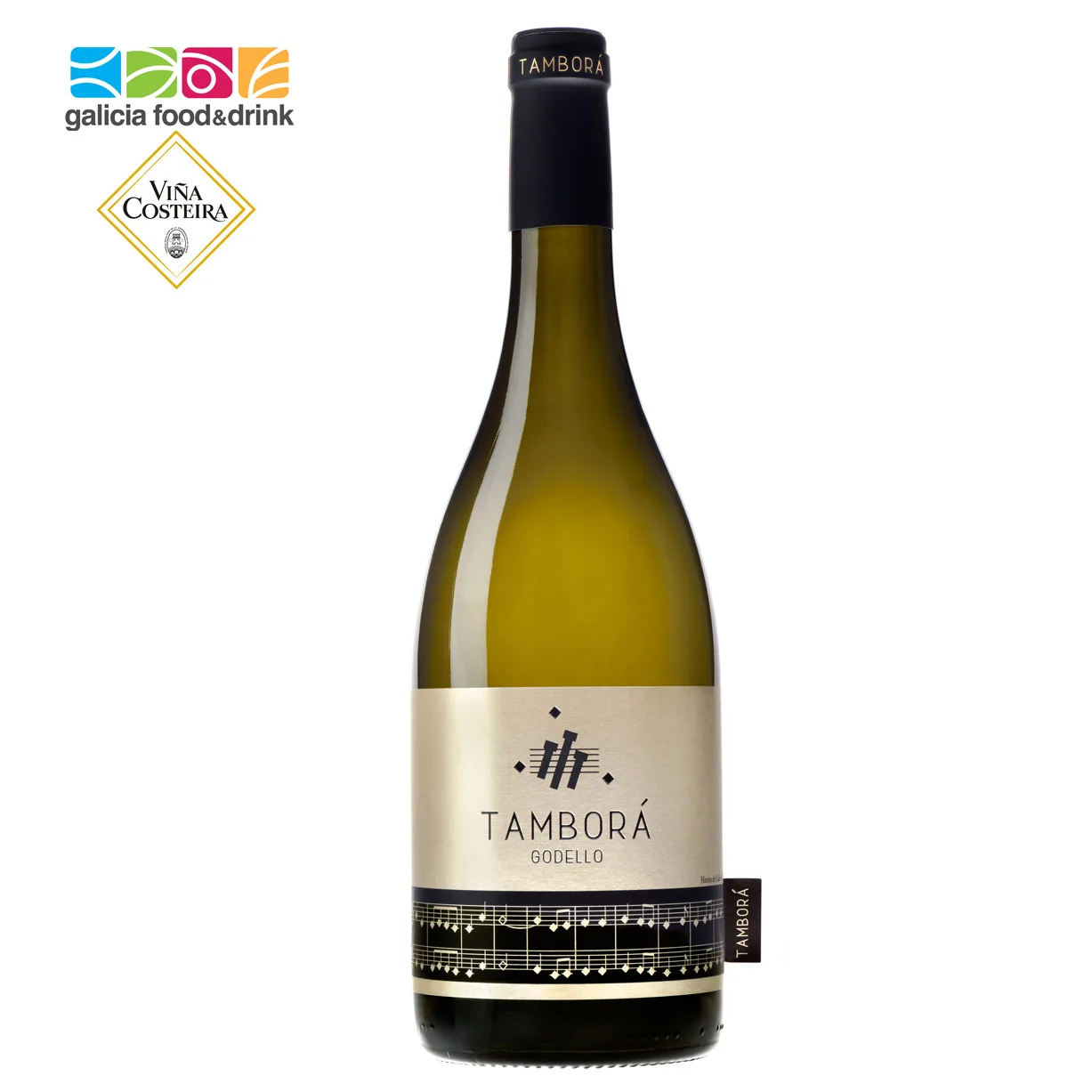 Белое вино из Испании | Tambora Godello DO Ribeiro | Премиум-продукт | Стеклянная бутылка 750 мл | Бренд Vina Costeira