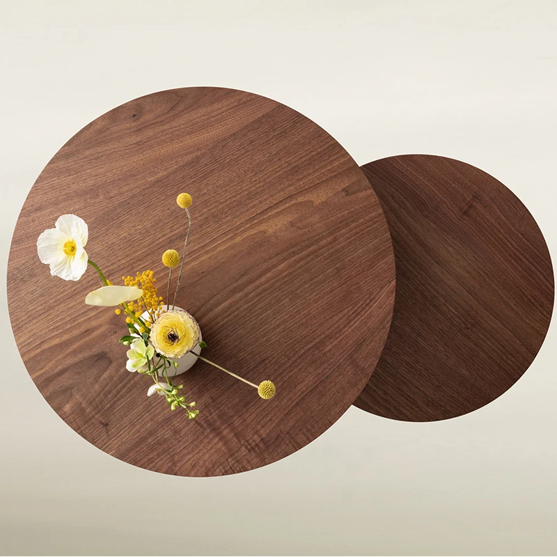 Hair Pin Side Table Walnut or oak Make of Walnut or oak Suitable for Living Room Sofa Side Bedroom