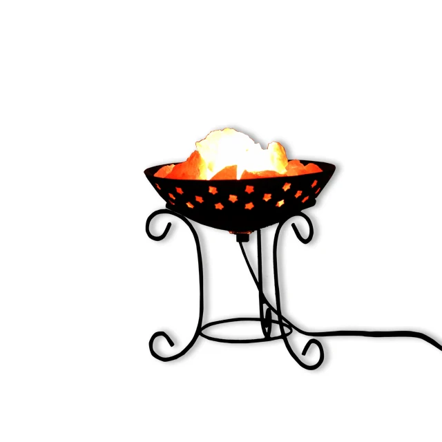 
Железная корзина для натуральных кусочков гималайской соли/натуральная скальная соль в железной корзине под заказ 