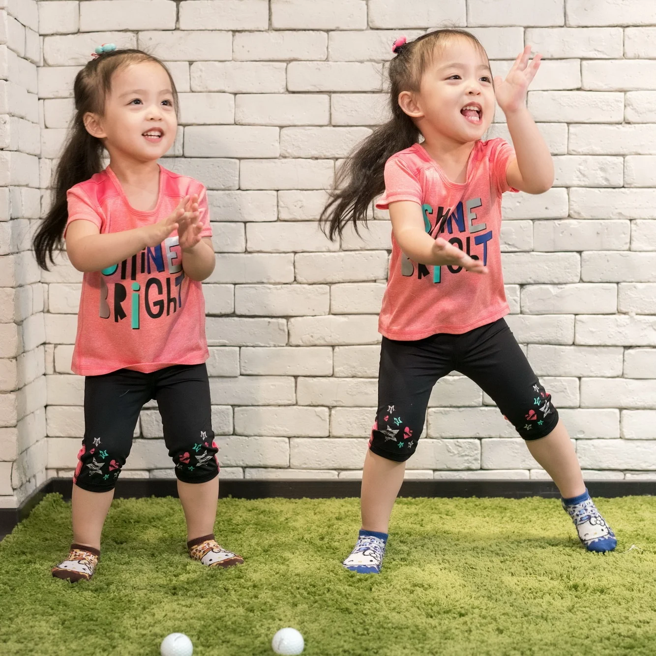 2020 summer kids girl yoga set clothes children stretch leggings athletic tank top toddler oem custom active wear