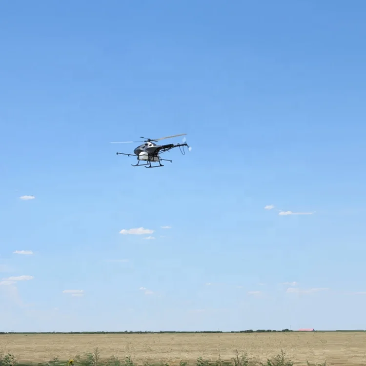 Honeycomb 100KG Heavy Payload Drone UAV Helicopter for Land Sea Surveillance Auto ship landing