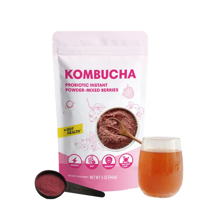 OEM ODM Custom bag detox tea private label probiotic supplement weight loss 14 day detox slim tea instant kombucha powder