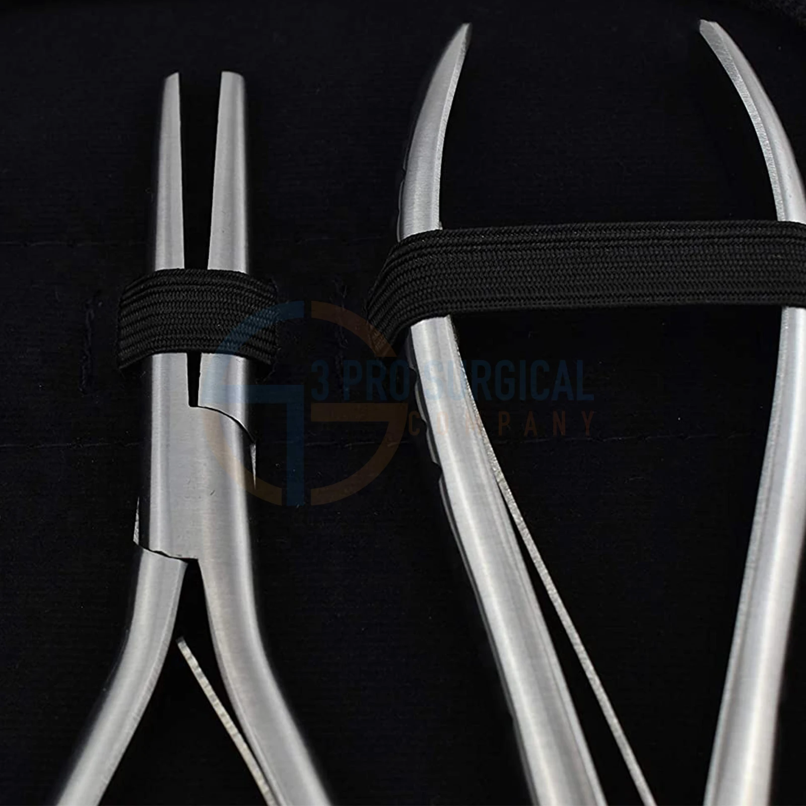 3 Pro HAIR EXTENSIONS Fitting & Removal Pliers Kit - Micro Ring Loop & Pulling NEEDLES