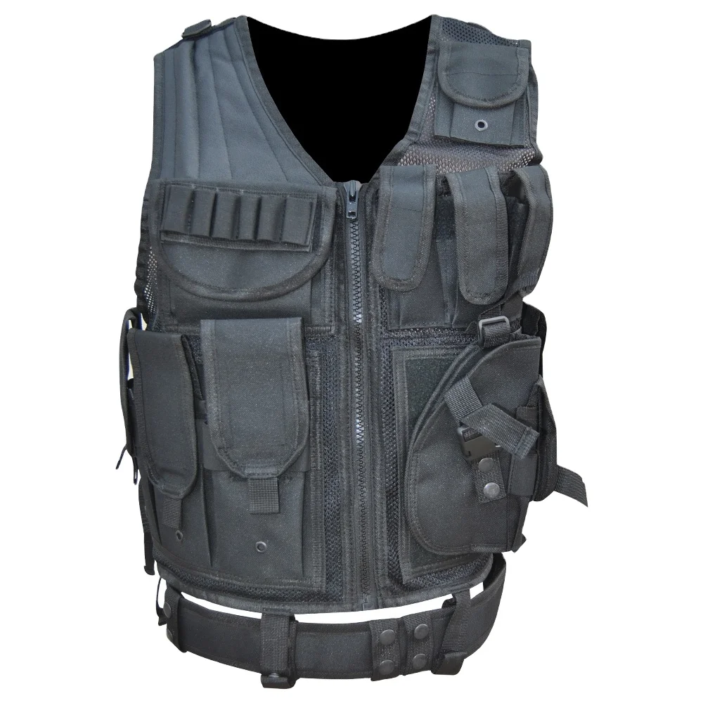 2020 горячая распродажа черный военный тактический жилет для пейнтбола облегченная модульная система переноски охоты штурмовая стрельба охота тарелка с кобурой