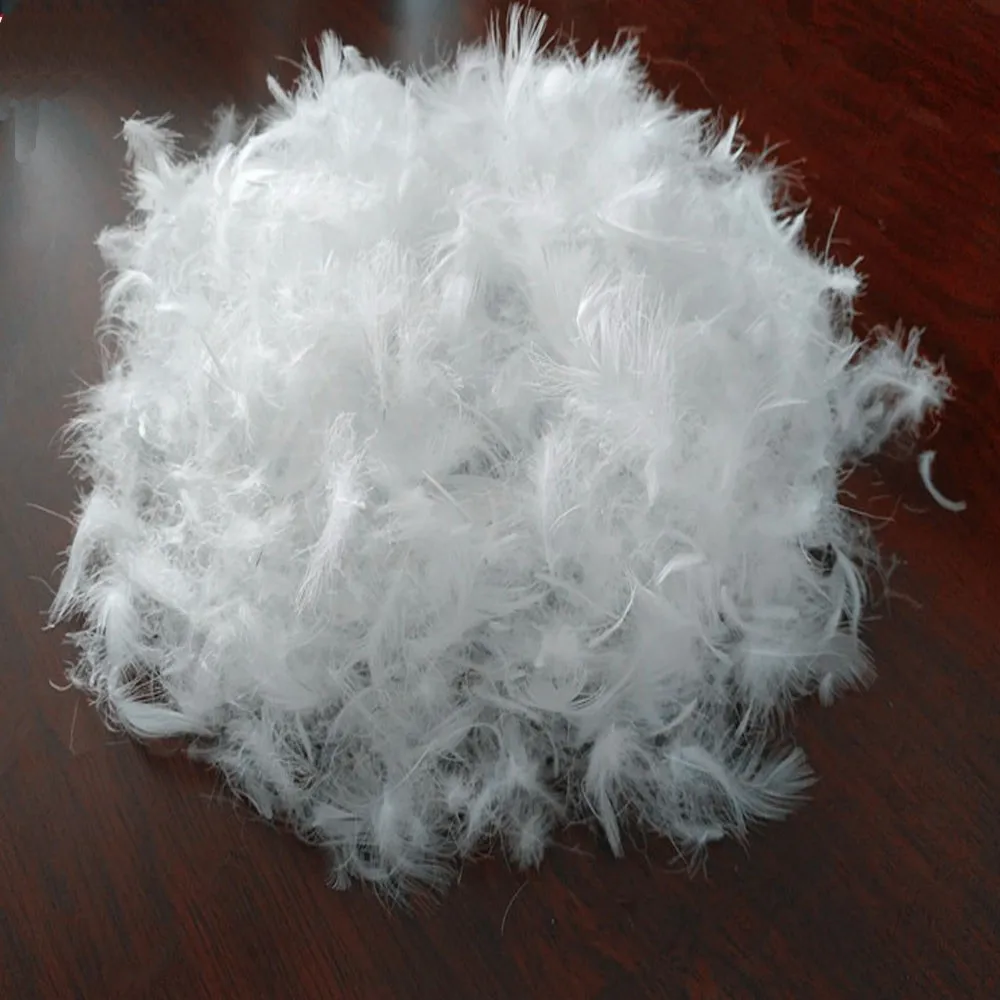 Top Vietnam sale low price 2-8 cm washed nature pure white duck feather