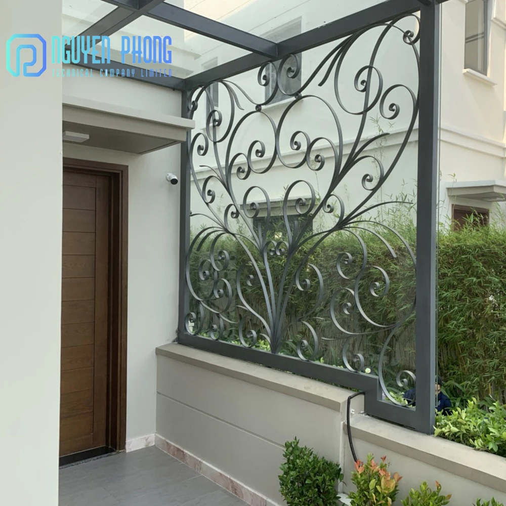 Wholesale Supplier In Bulk American Wrought Iron Metal Yard Fence Gates