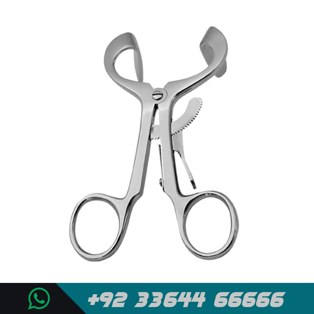 Pakistan Manufacture Dental Mouth Gag 5.5 With Black Rubber Coated Dental Molt Mouth Gag