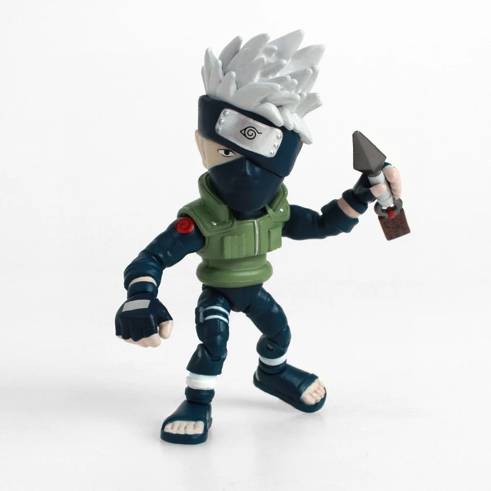 Kakashi, лучшая модель аниме, Размер 3,2 дюйма, фигурка из винила, Игрушечная модель (6 шт. в 1 картонной коробке, в наличии)