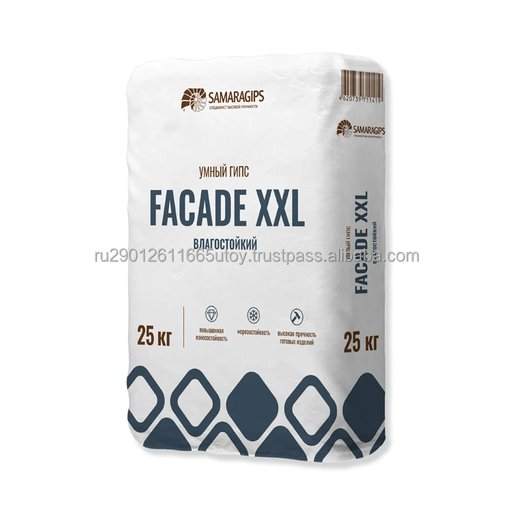 High quality smart gypsum mix powder for facade decoration works, from manufacturer, gypsum for sale in bulk