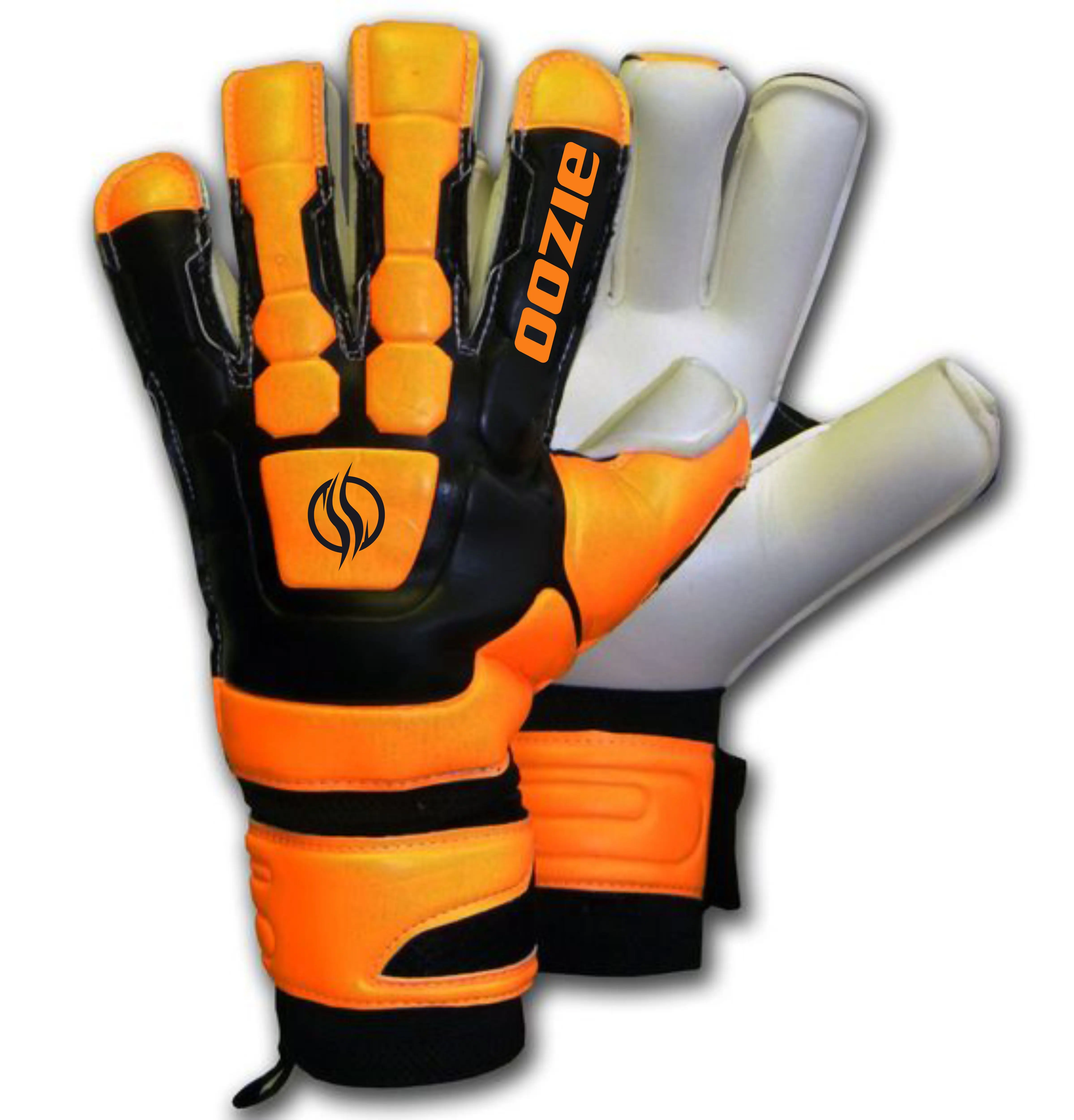 New Technology Goalkeeper gloves Made of Giga  German Latex Foam Light Weight with Remove able Fingers and good grip