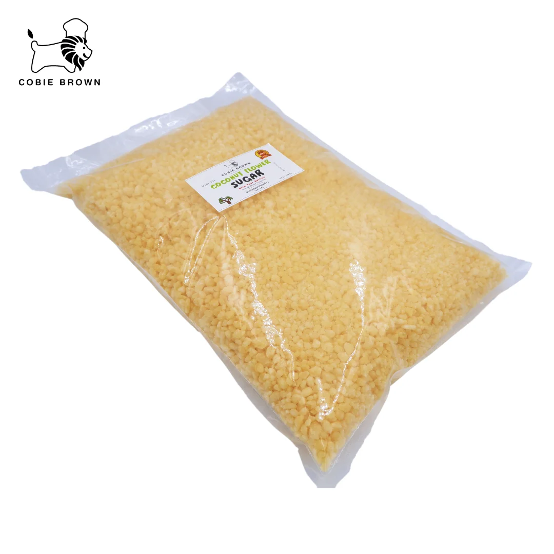 Thailand Premium Healthy Granular Coconut Flower Sugar 2 KG for Cooking with Natural Color