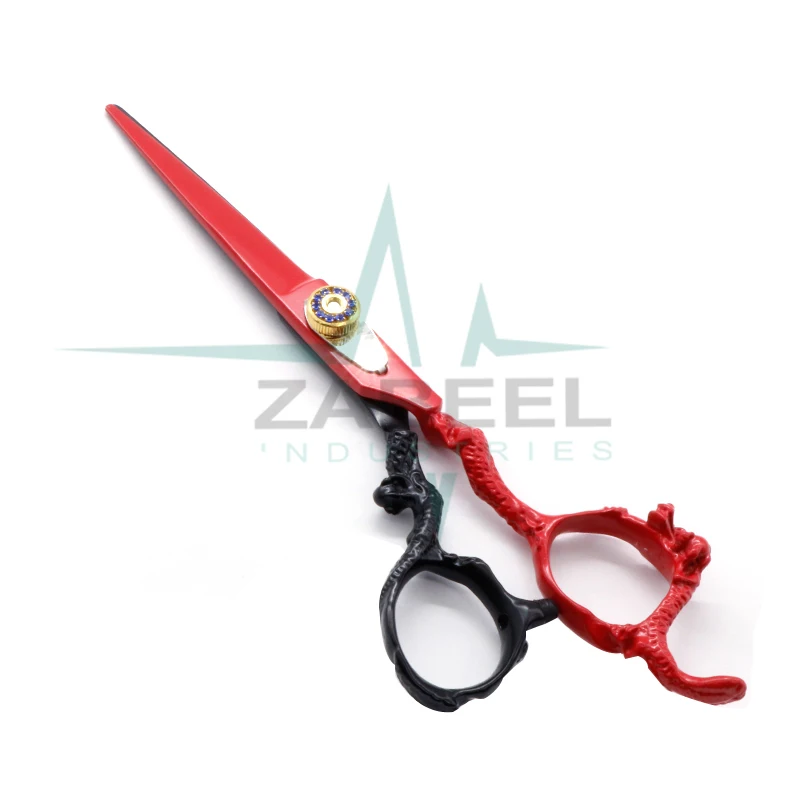 Professional High Quality Dragon Handle Hair Cutting Scissors 6.0  Barber Scissors Set