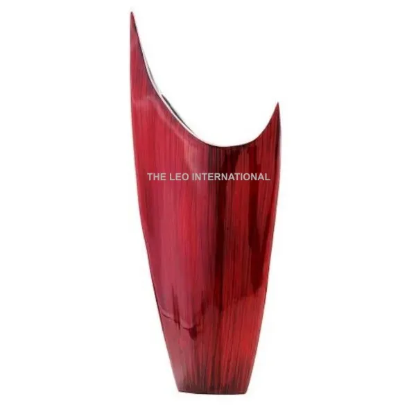 Aluminum metal solid casted silver shiny morror polish modern bottle shape flower vase 5X5X16 Inch home decoration accessories