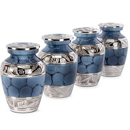 Классические синие маленькие урны для