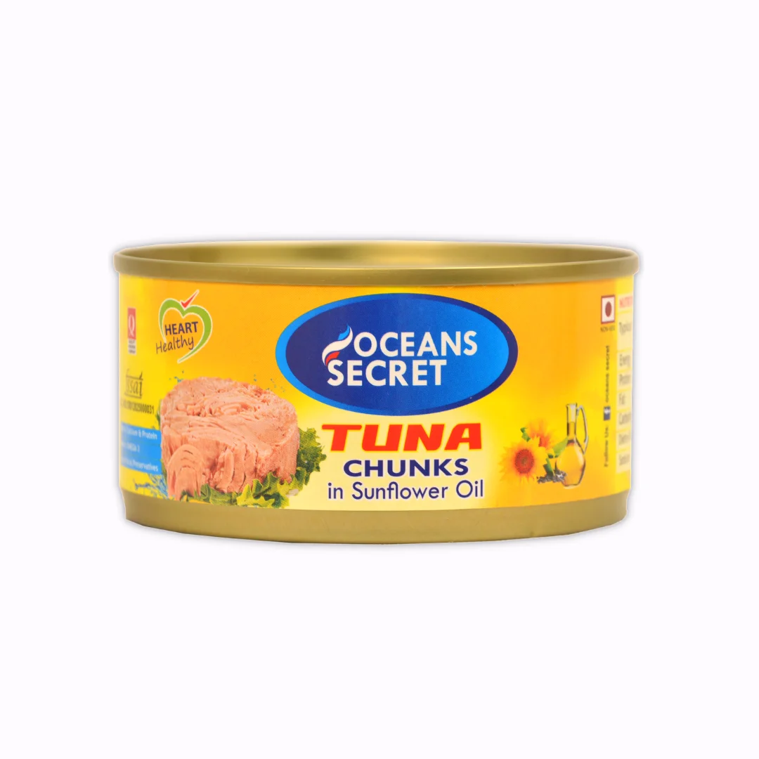 FRESH TUNA CHUNKS IN  SUNFLOWER OIL