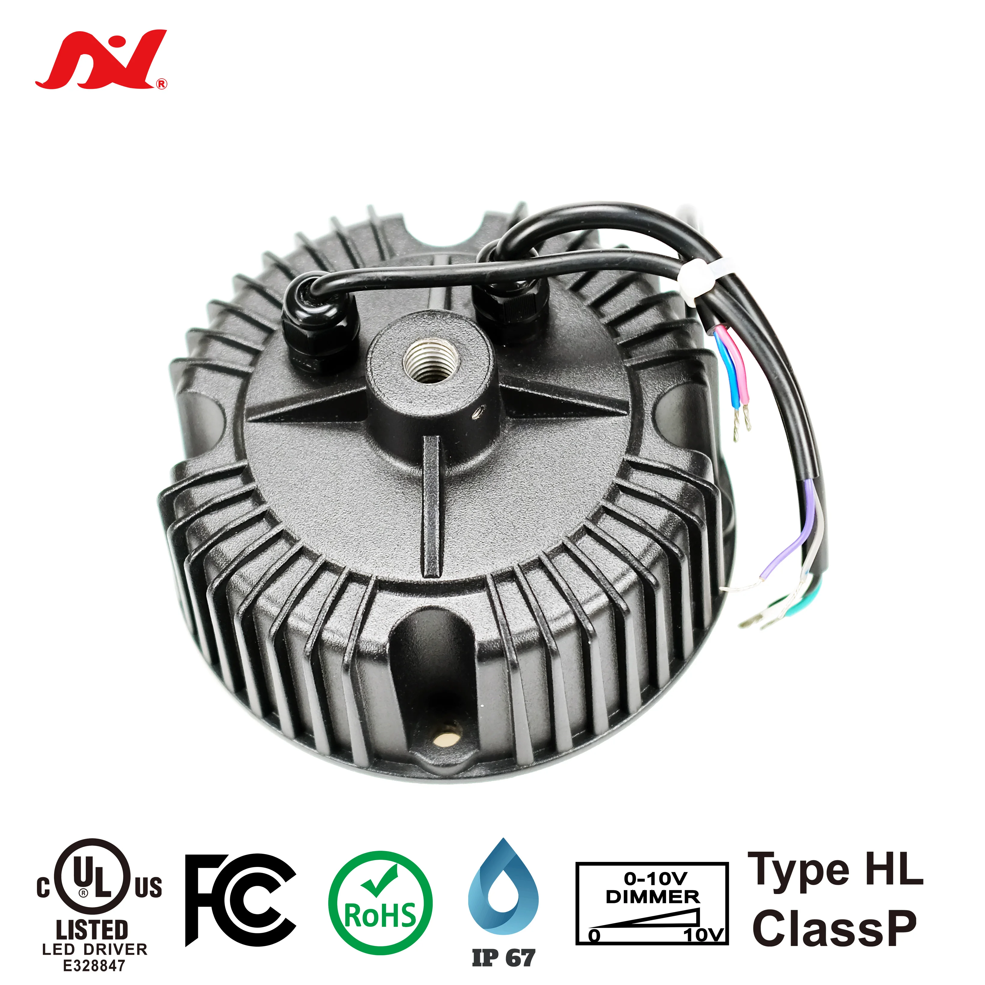 UL Listed UFO Round LED Driver 100W PFC Design