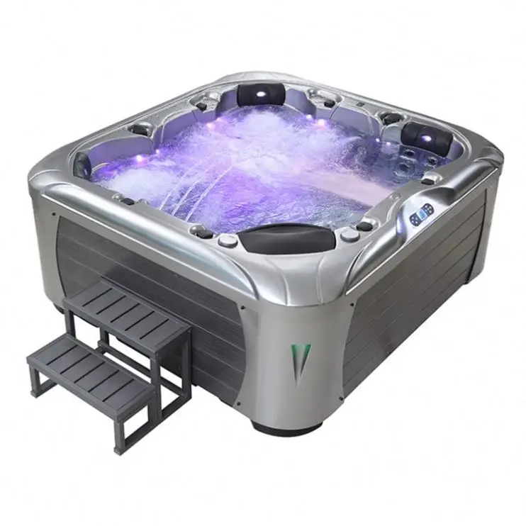 
HOT SALE BESTWAY LAY Z SPA AIRJET INFLATABLE MASSAGE LED HELSINKI HOT TUB MODEL 5-7 PERSON 