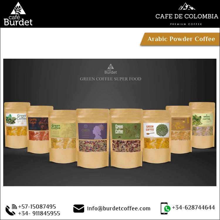 Hot Selling Wholesale Green Coffee Arabic Powder Coffee