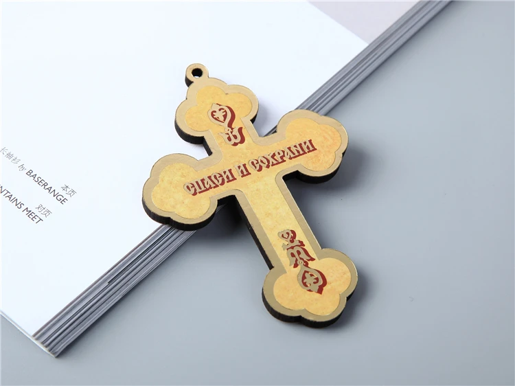 Hot Selling Orthodox Cross Unique Design Christian Jesus Vintage Religious Cross Pendants Customize